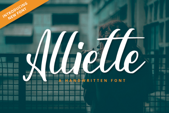 Alliette Script Font for Handmade Creators