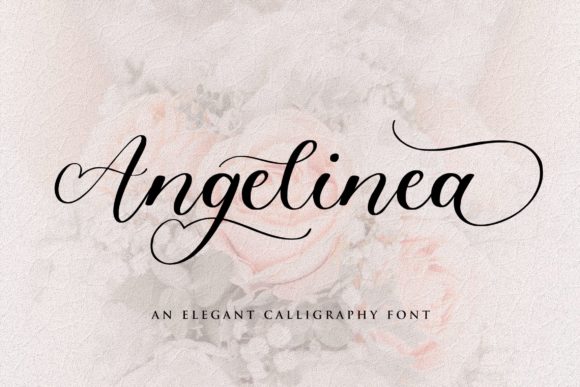 Angelinea Script Font for Elegant Campaign Design