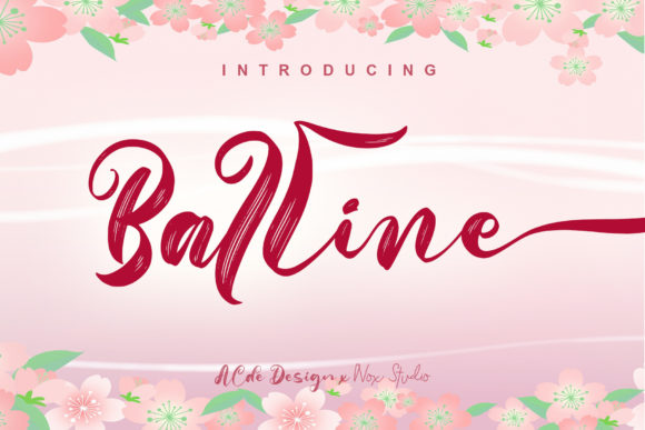 Balline Script Font for Elegant Handmade Branding