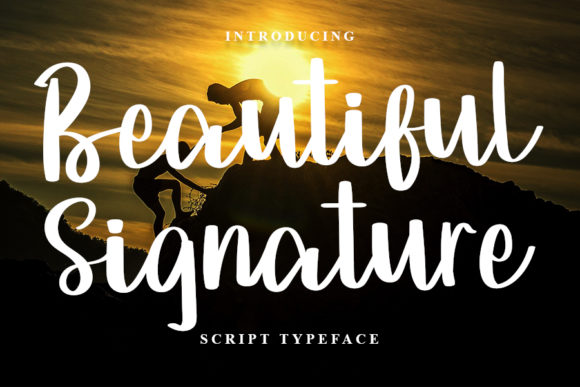 Beautiful Signature Font for Elegant Digital Design
