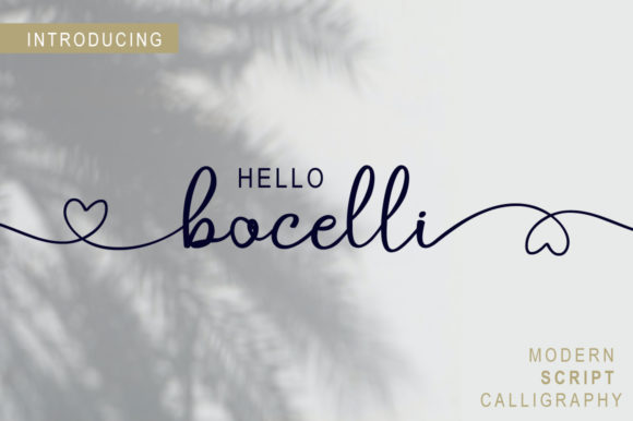 Bocelli: A Delicate Script Font for Elegant Editorial Design