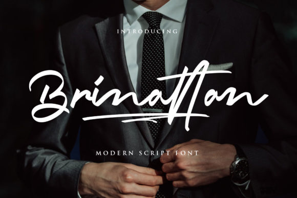 Brinattan: A Script Handwritten Font for Elegant Campaign Typography