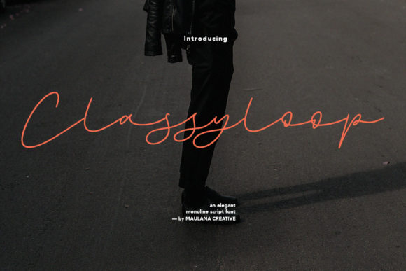 Classyloop: A Stylish Script Font for Small Business Branding
