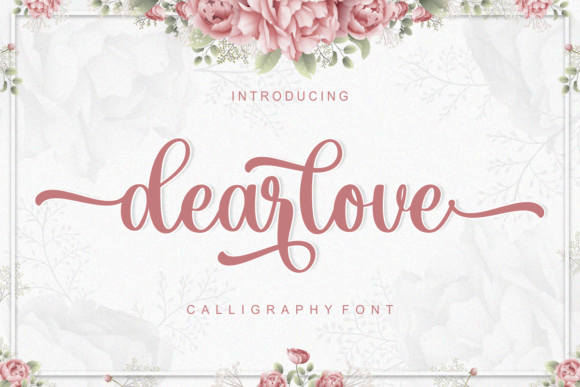 Dearlove Script Font for Handmade Branding