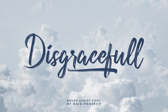 Disgracefull: A Classy Script Handwritten Font for Editorial Design