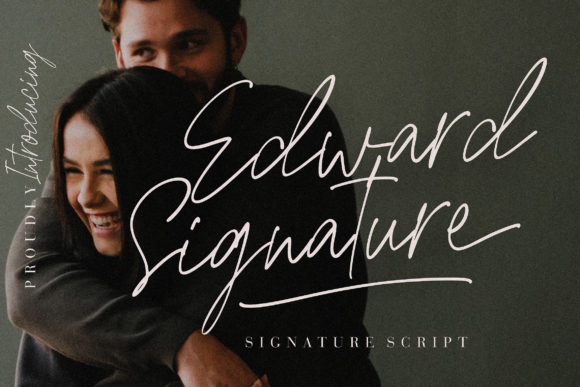 Edward Signature Script Font for Handmade Creators