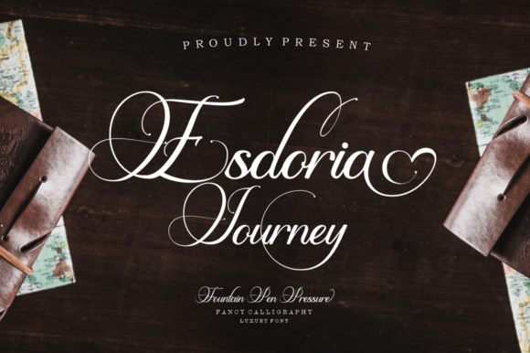 Esdoria Journey Script Font for Whimsical Brand Identity