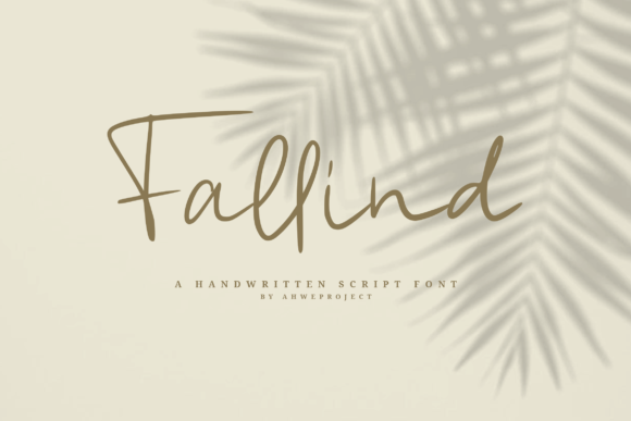 Fallind: A Delicate Script Font for Modern Branding