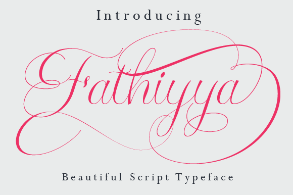 Fathiyya Script Font for Elegant Brand Identity