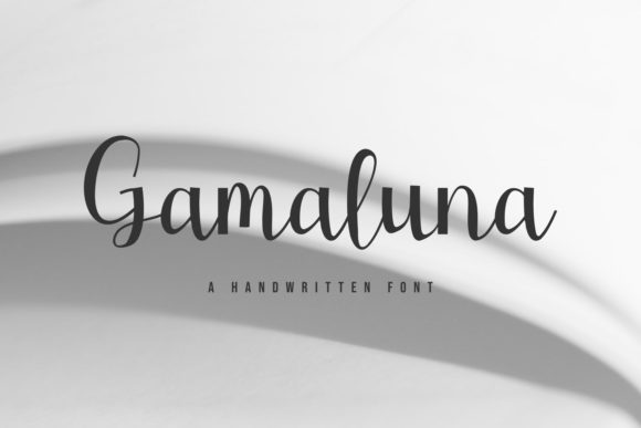 Gamaluna: A Script Handwritten Font That Makes Your Campaign Stand Out