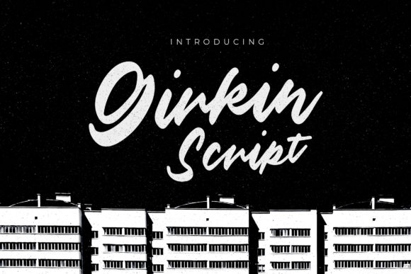 Girkin Script Font for Handmade Labels & Printables