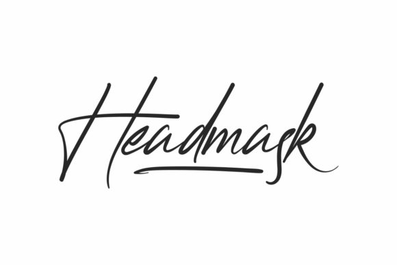 Headmask: A Contemporary Script Font for Brand Consistency