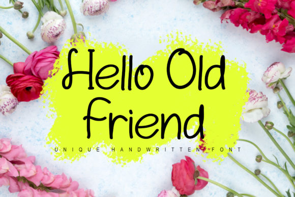 Hello Old Friend: A Delicate Script Font for Thoughtful Design