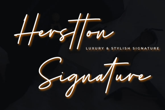 Herstton Signature: A Romantic Script Handwritten Font for Campaigns That Feel Human