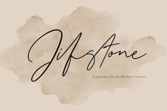 Jifstone: A Thin and Fashionable Script Font for Elegant Editorial Design