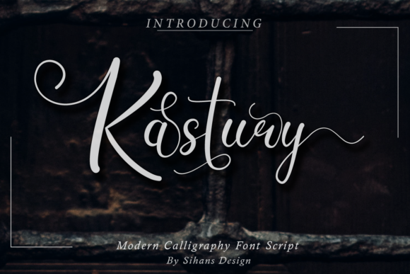 Kastury: A Romantic Script Handwritten Font for Digital Branding