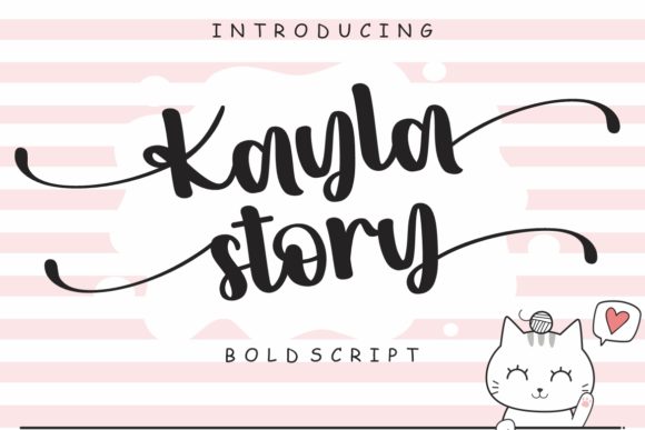 Kayla Story: Elegant Script Font for Digital Branding
