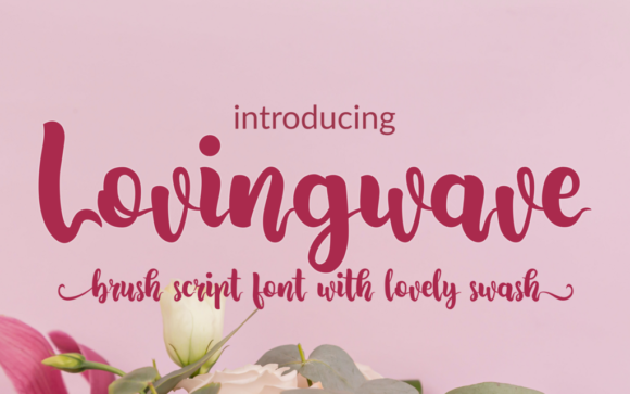 Lovingwave: A Sweet, Thick Script Font for Thoughtful Design