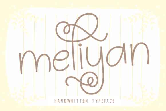 Meliyan: A Thin, Delicate Script Font for Elegant Branding