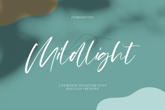 Mildlight: Elegant Script Handwritten Font for Digital Design