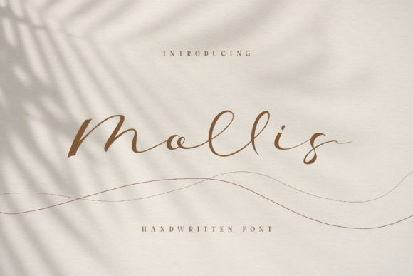 Mollis: An Elegant Script Font for Editorial Design