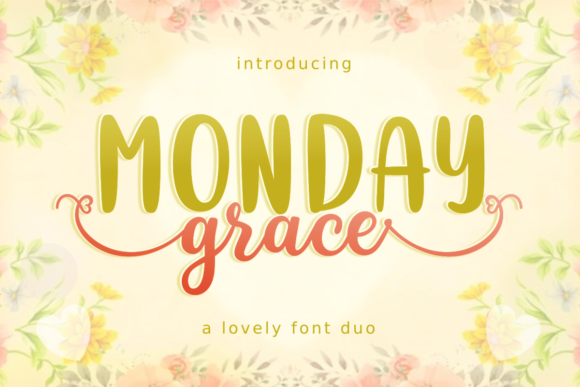 Monday Grace: A Versatile Script Handwritten Font for Digital Design