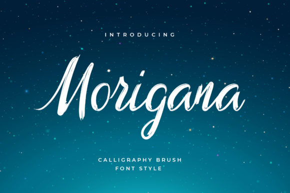 Morigana: A Modern Script Font for Fashion & Editorial Branding