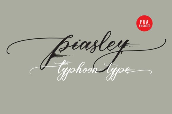 Piasley Script Font for Elegant Campaign Design