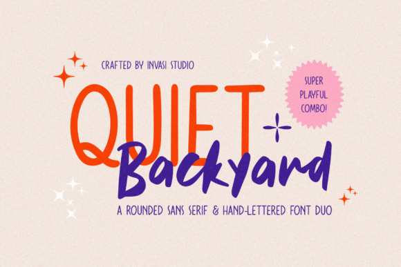 Quiet Backyard Font for Modern Brand Identity Design