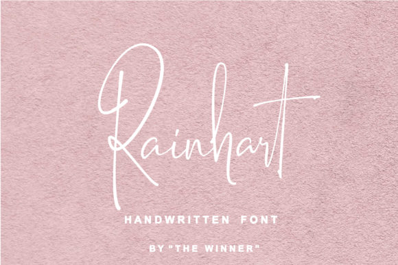 Rainhart: An Elegant Script Font for Timeless Brand Identity