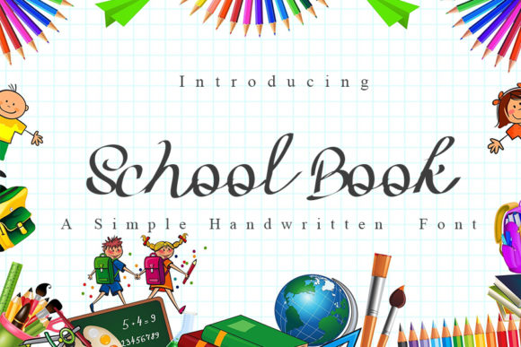 School Book Script Font for Small Business Branding