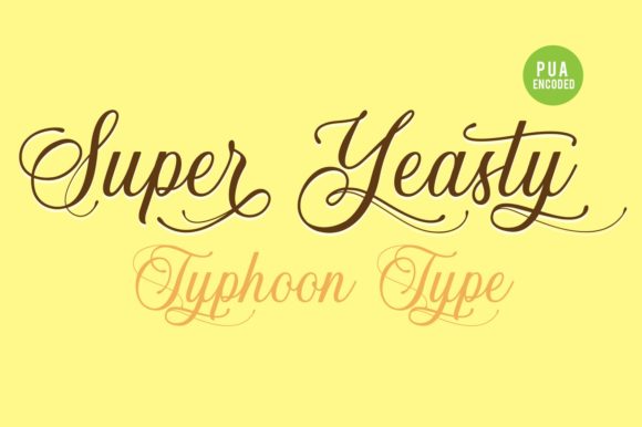 Super Yeasty: A Playful Script Handwritten Font for Editorial Charm
