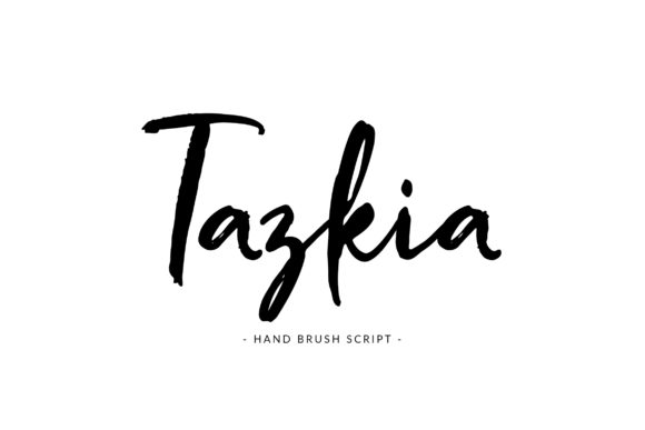 Tazkia Handwritten Script Font for Elegant Craft & Printables