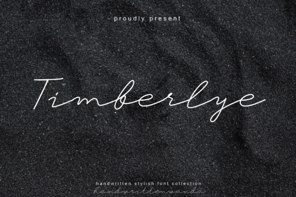 Timberlye: A Fashionable Script Handwritten Font for Campaign Design