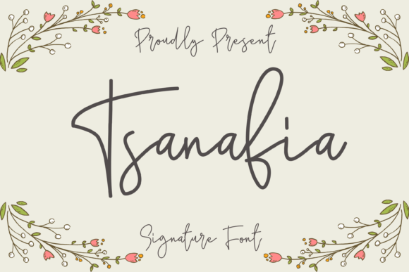 Tsanafia: A Delicate Script Handwritten Font for Modern Design