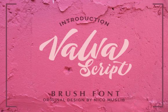 Valva Script Font for Elegant Campaign Design