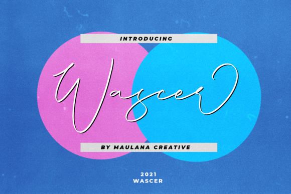 Wascer: A Modern Script Handwritten Font with Bold Simplicity