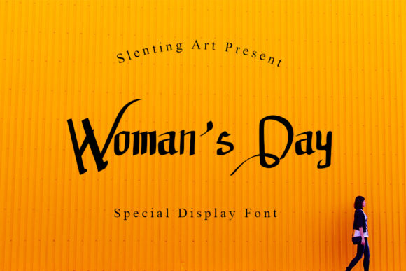 Woman s Day Script Font for Elegant Handmade Designs