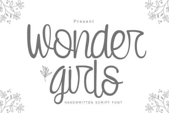 Wonder Girls Script Font for Handmade Creatives