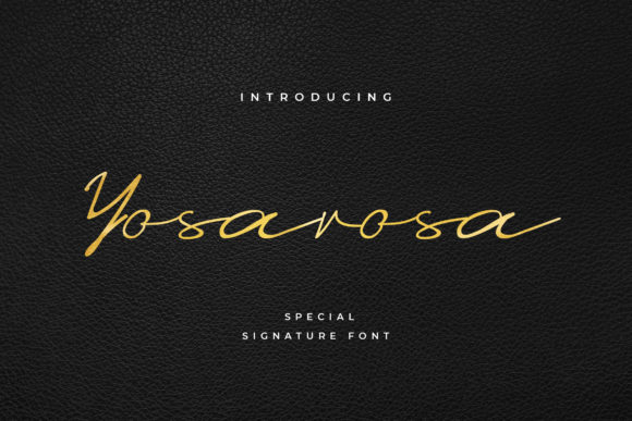 Yosarosa Font for Clean, Delicate Script Design